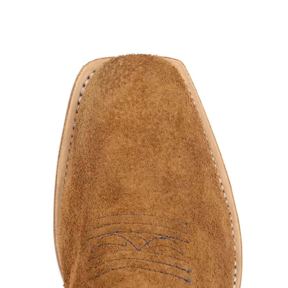 Fenoglio | Men's Tan Fuji Roughout w/ Blue Troya Style No. 15411513