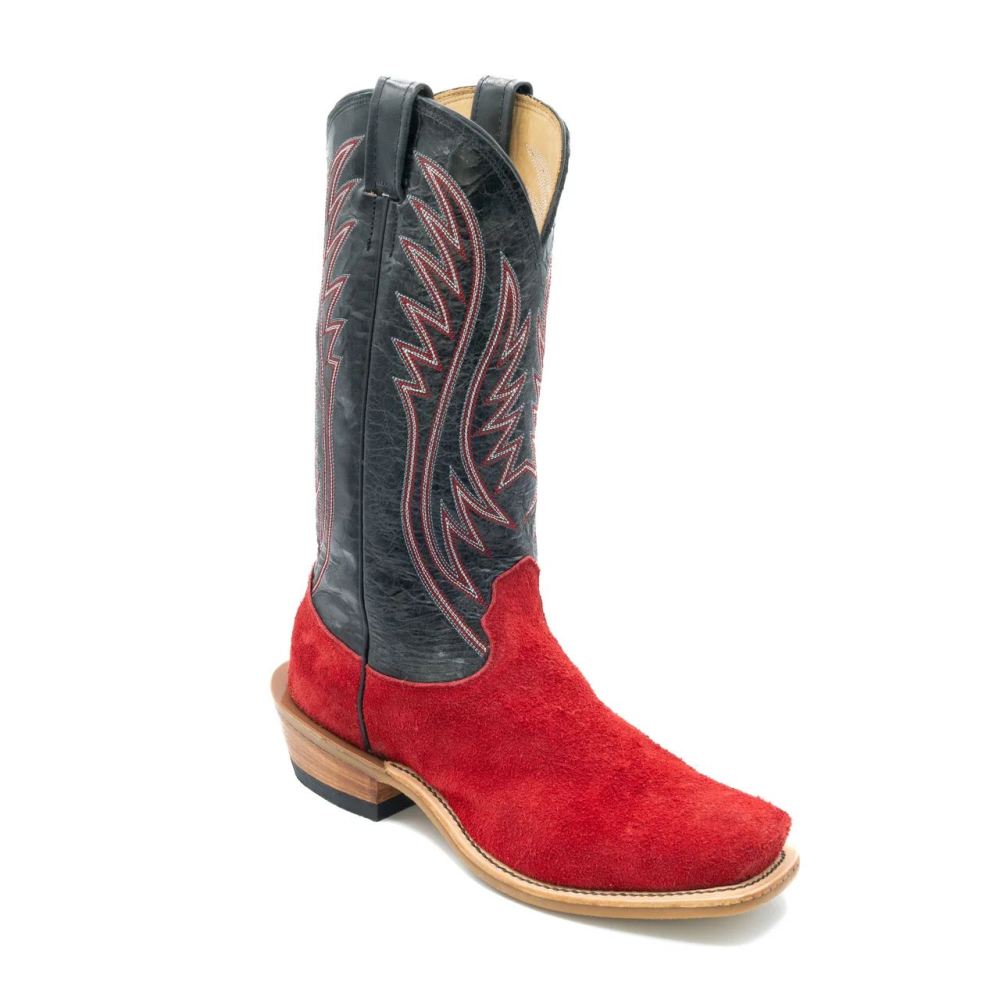 Fenoglio | Women's Red Roughout w/ Black Style No. 00101684