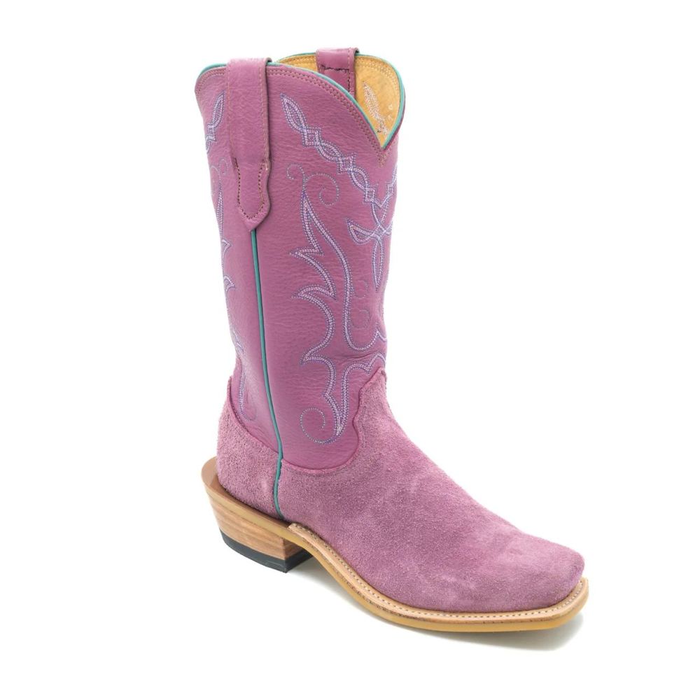 Fenoglio | Women's Lilac Moto Roughout w/ Lilac Style No. 00101687 - Click Image to Close